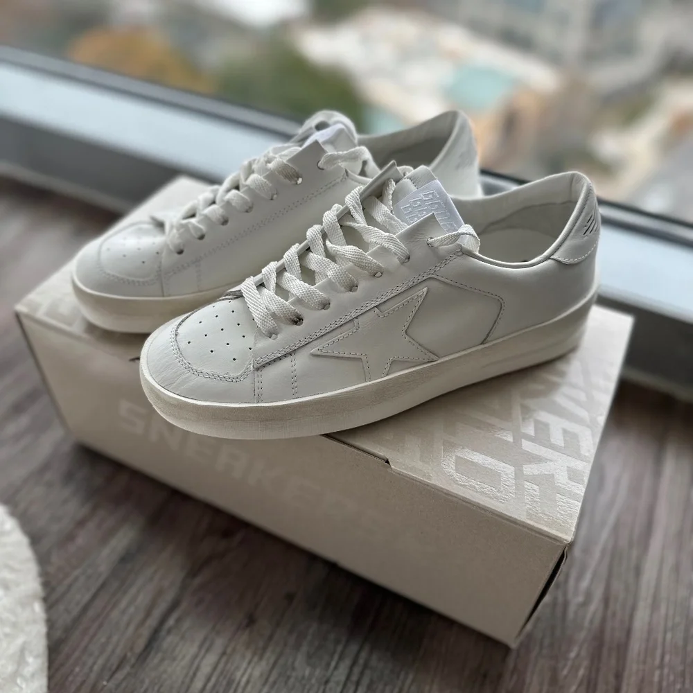 Golden Goose | Shoes | Golden Goose Stardan Sneaker In Optic White